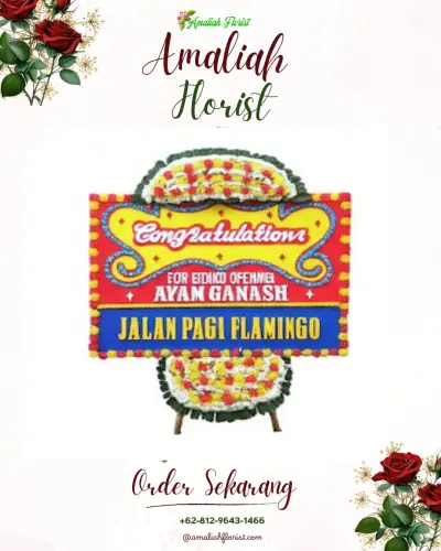 Bunga Papan Congratulation di Dunguscariang